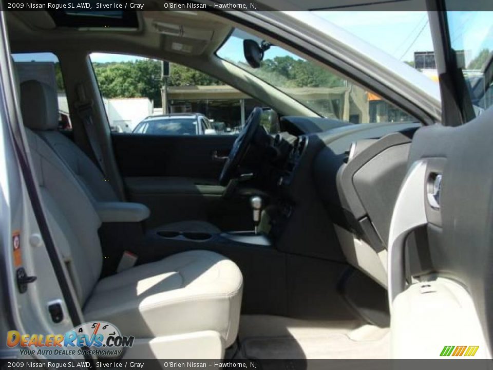 2009 Nissan Rogue SL AWD Silver Ice / Gray Photo #30