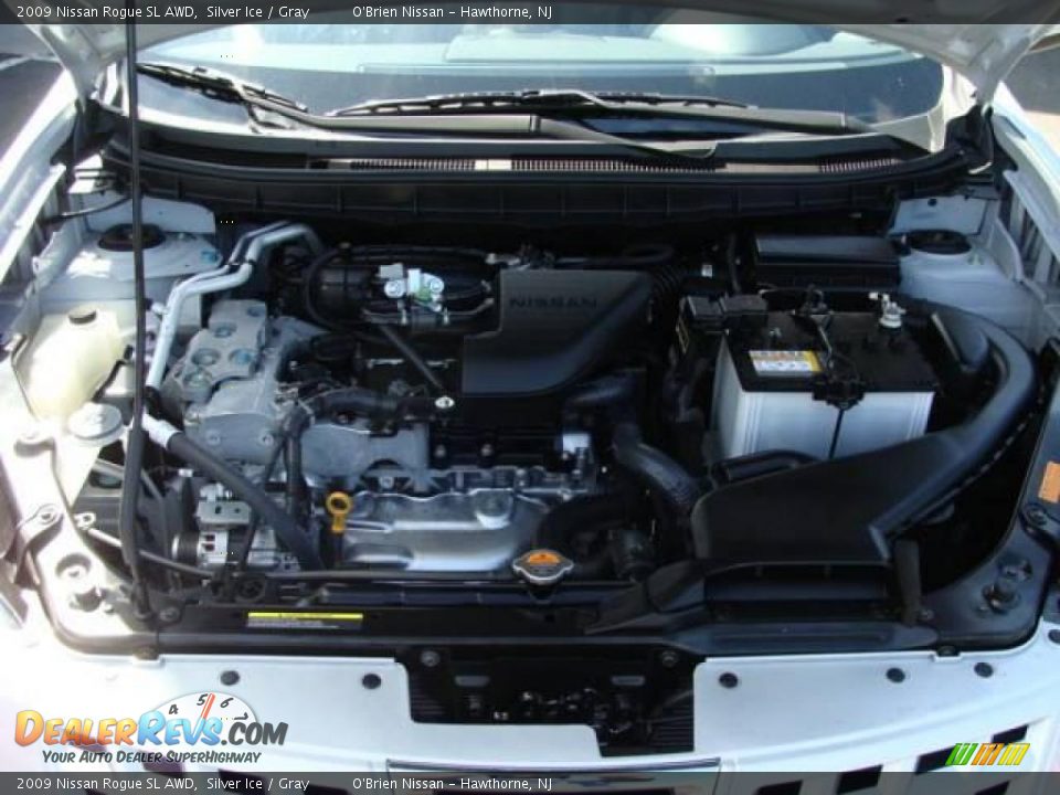 2009 Nissan Rogue SL AWD Silver Ice / Gray Photo #33