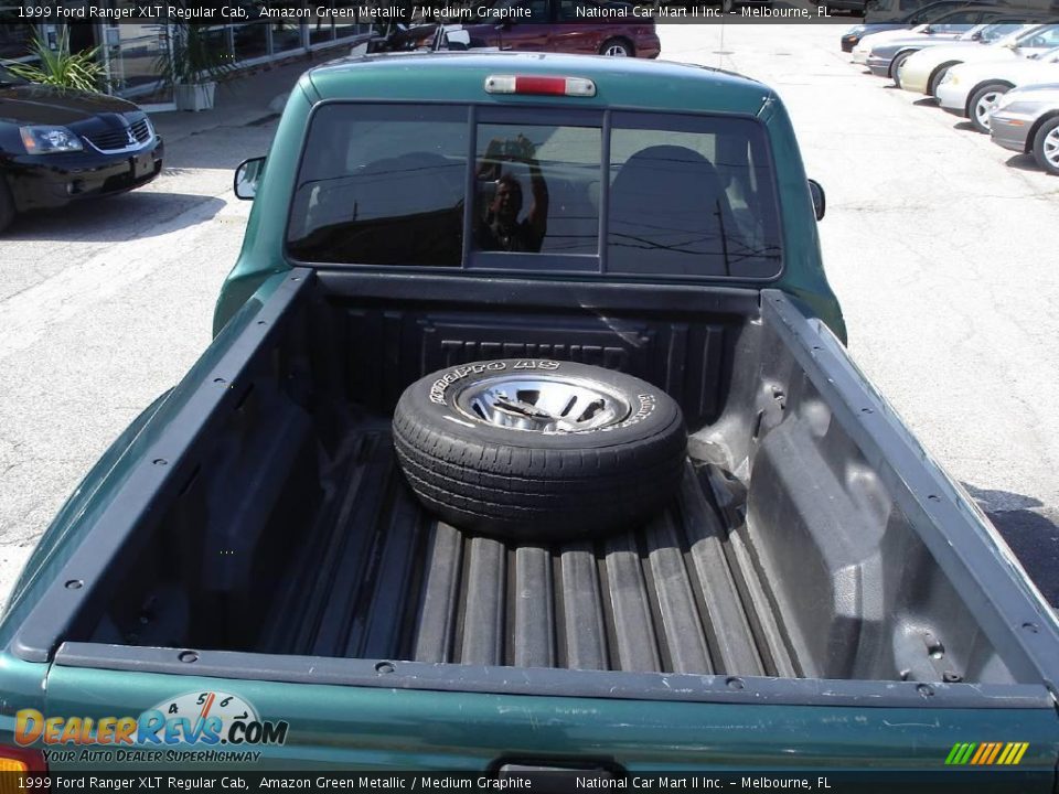 1999 Ford Ranger XLT Regular Cab Amazon Green Metallic / Medium Graphite Photo #7