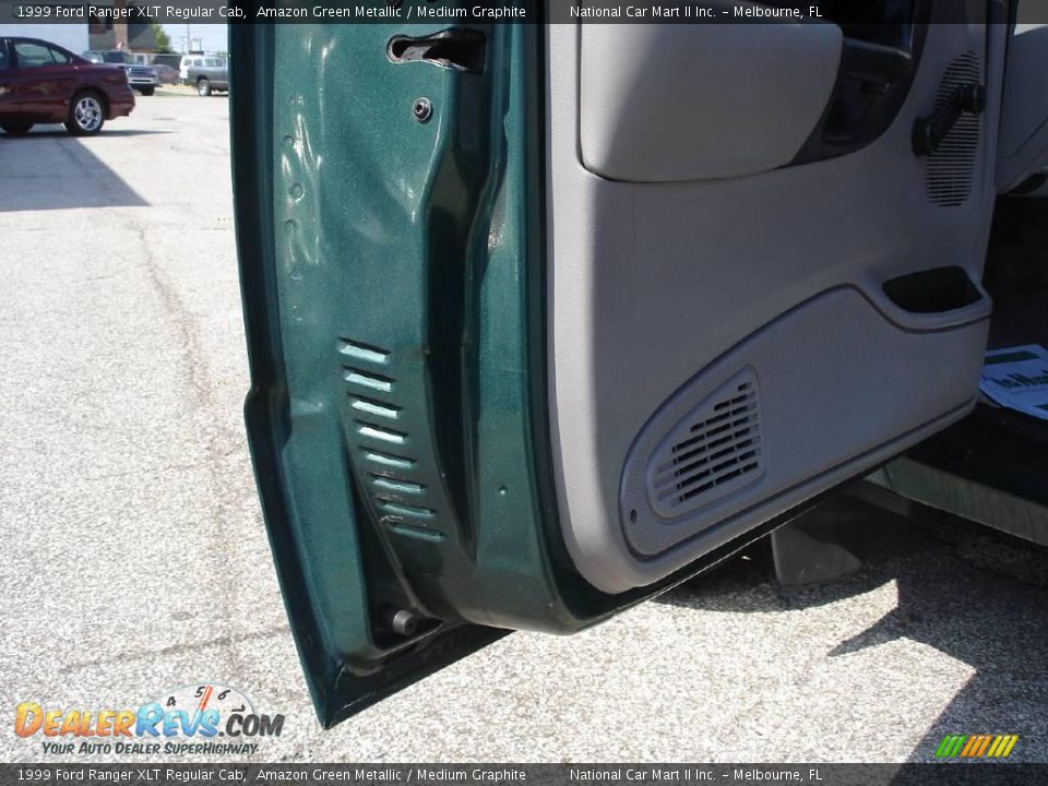 1999 Ford Ranger XLT Regular Cab Amazon Green Metallic / Medium Graphite Photo #23