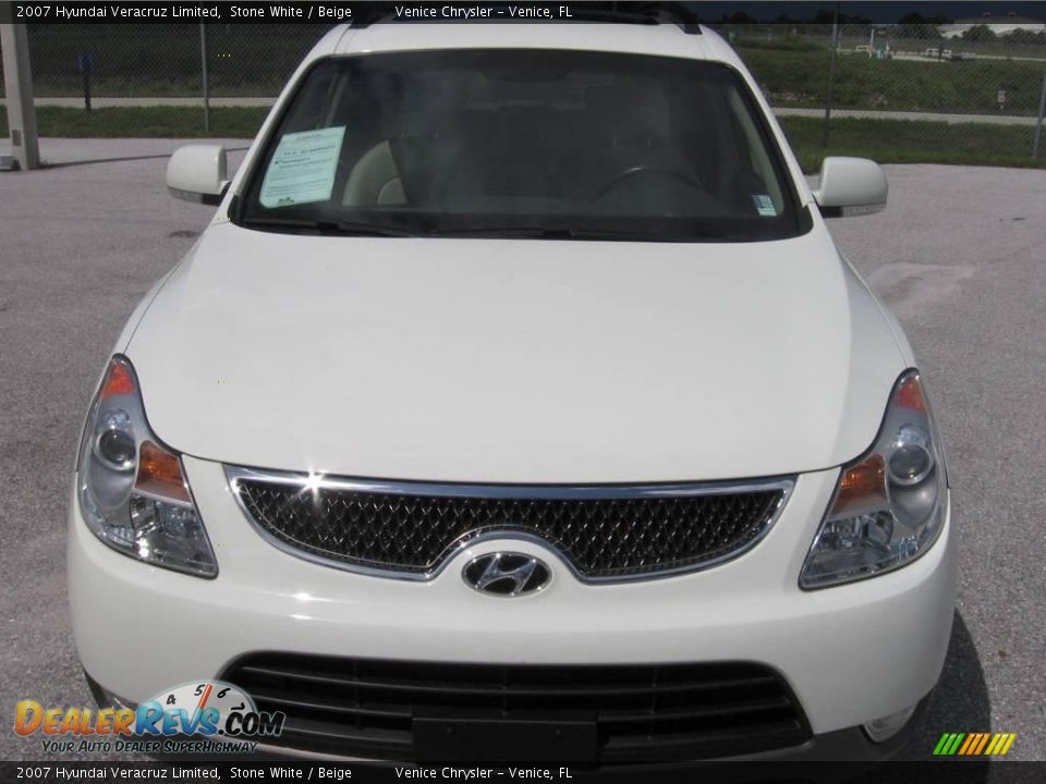 2007 Hyundai Veracruz Limited Stone White / Beige Photo #17