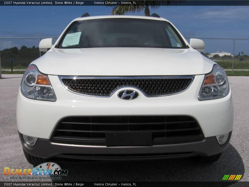2007 Hyundai Veracruz Limited Stone White / Beige Photo #18