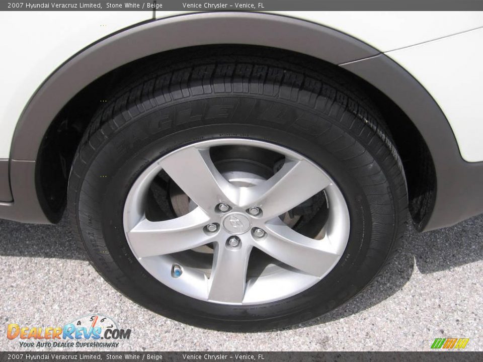 2007 Hyundai Veracruz Limited Stone White / Beige Photo #19