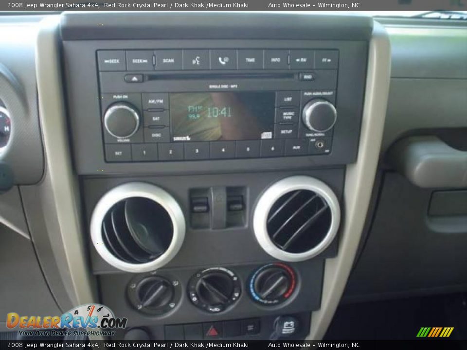 2008 Jeep Wrangler Sahara 4x4 Red Rock Crystal Pearl / Dark Khaki/Medium Khaki Photo #7