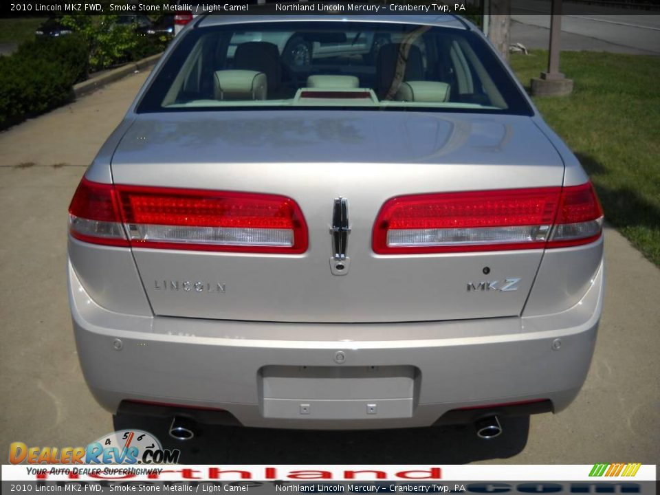 2010 Lincoln MKZ FWD Smoke Stone Metallic / Light Camel Photo #3