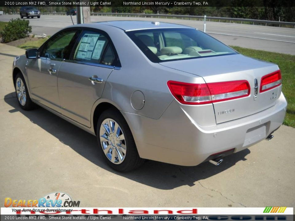 2010 Lincoln MKZ FWD Smoke Stone Metallic / Light Camel Photo #4