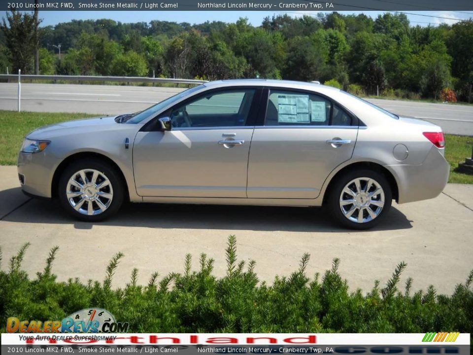 2010 Lincoln MKZ FWD Smoke Stone Metallic / Light Camel Photo #5