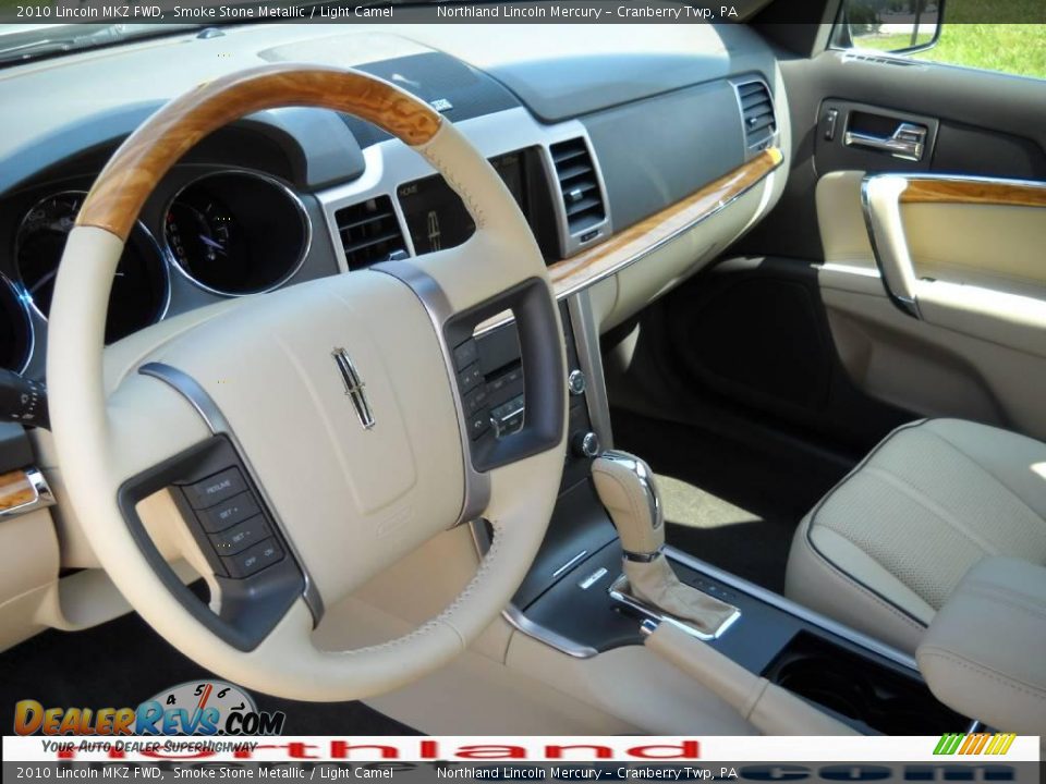 2010 Lincoln MKZ FWD Smoke Stone Metallic / Light Camel Photo #7