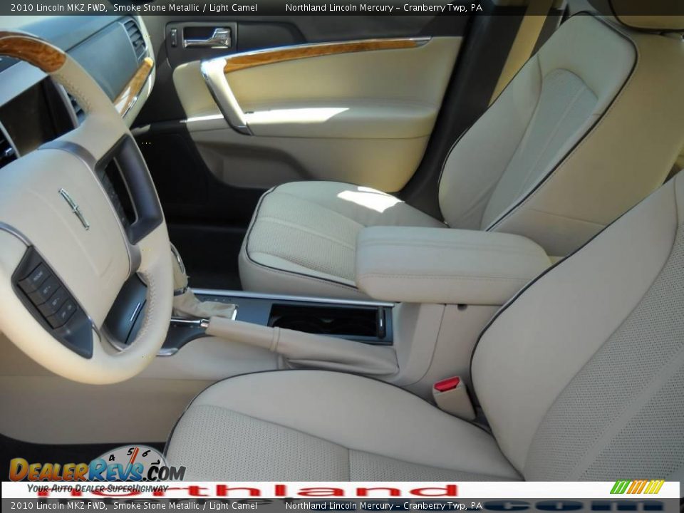 2010 Lincoln MKZ FWD Smoke Stone Metallic / Light Camel Photo #8