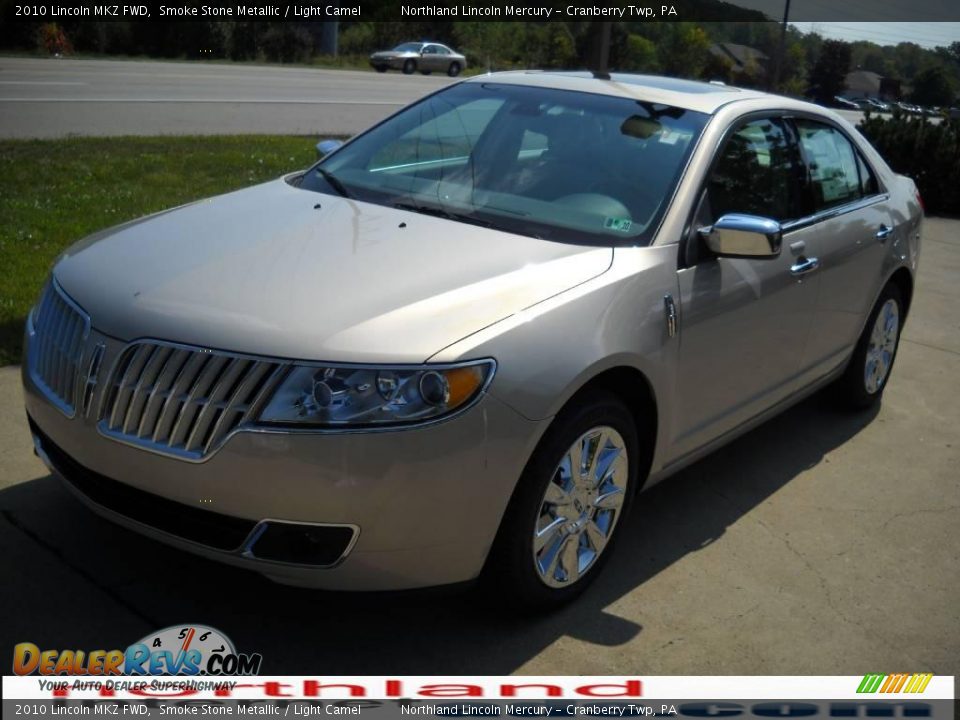 2010 Lincoln MKZ FWD Smoke Stone Metallic / Light Camel Photo #13