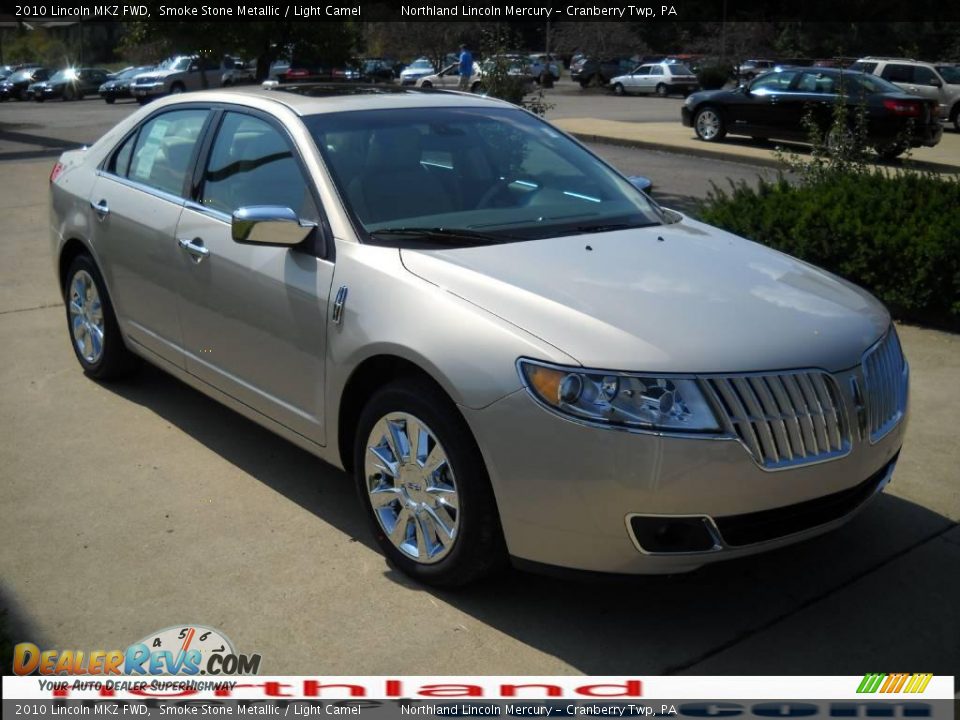 2010 Lincoln MKZ FWD Smoke Stone Metallic / Light Camel Photo #15