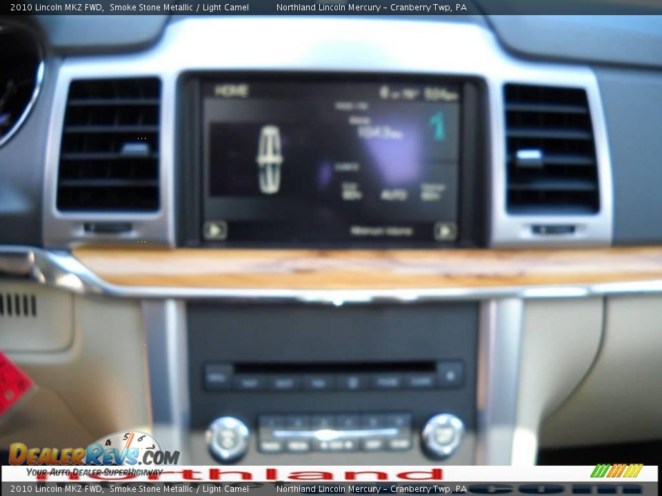 2010 Lincoln MKZ FWD Smoke Stone Metallic / Light Camel Photo #17