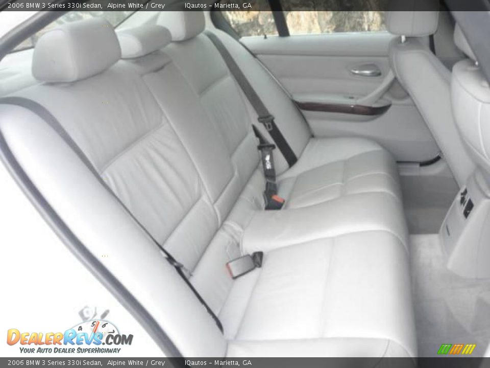 2006 BMW 3 Series 330i Sedan Alpine White / Grey Photo #9