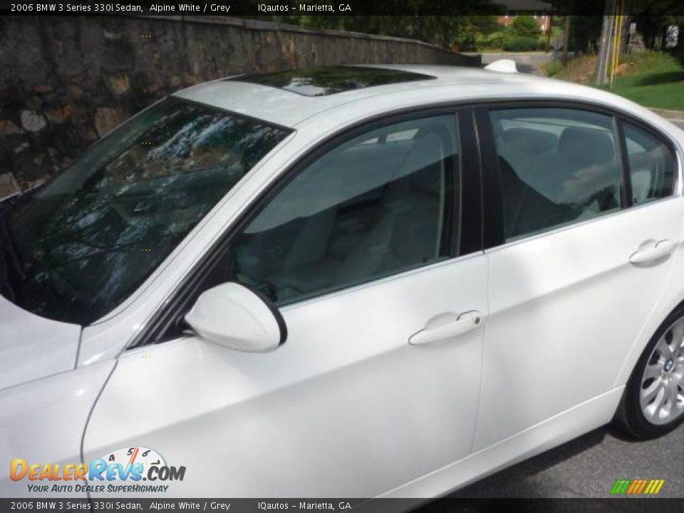 2006 BMW 3 Series 330i Sedan Alpine White / Grey Photo #14