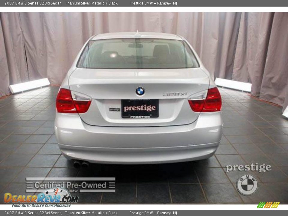 2007 BMW 3 Series 328xi Sedan Titanium Silver Metallic / Black Photo #2