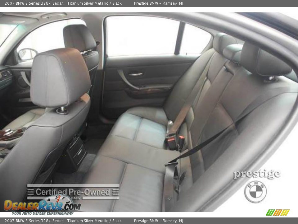 2007 BMW 3 Series 328xi Sedan Titanium Silver Metallic / Black Photo #10