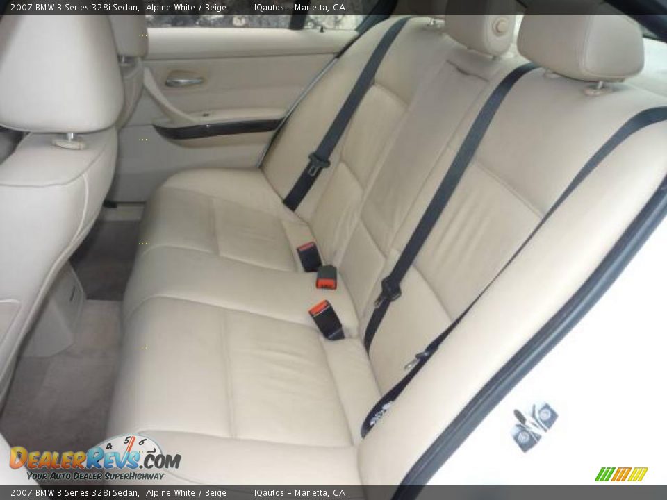 2007 BMW 3 Series 328i Sedan Alpine White / Beige Photo #9