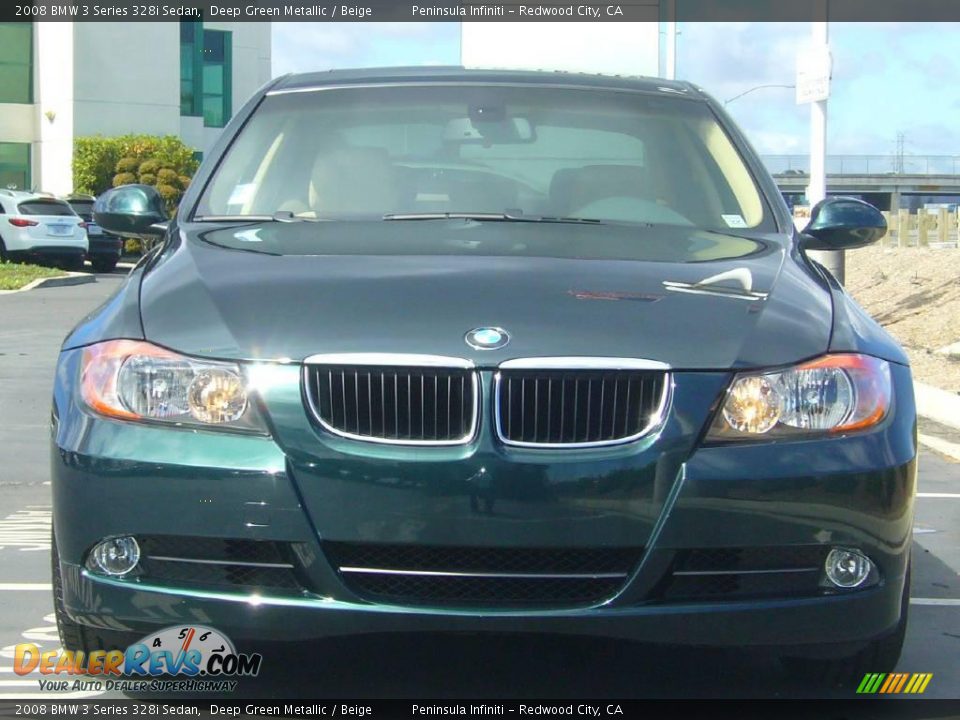 2008 BMW 3 Series 328i Sedan Deep Green Metallic / Beige Photo #2