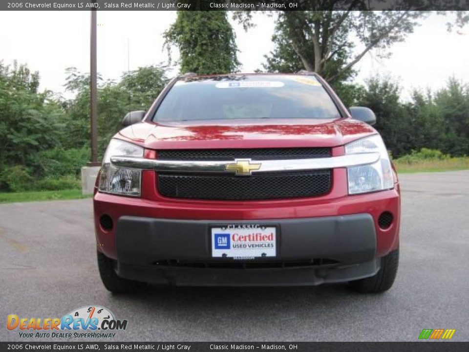 2006 Chevrolet Equinox LS AWD Salsa Red Metallic / Light Gray Photo #2