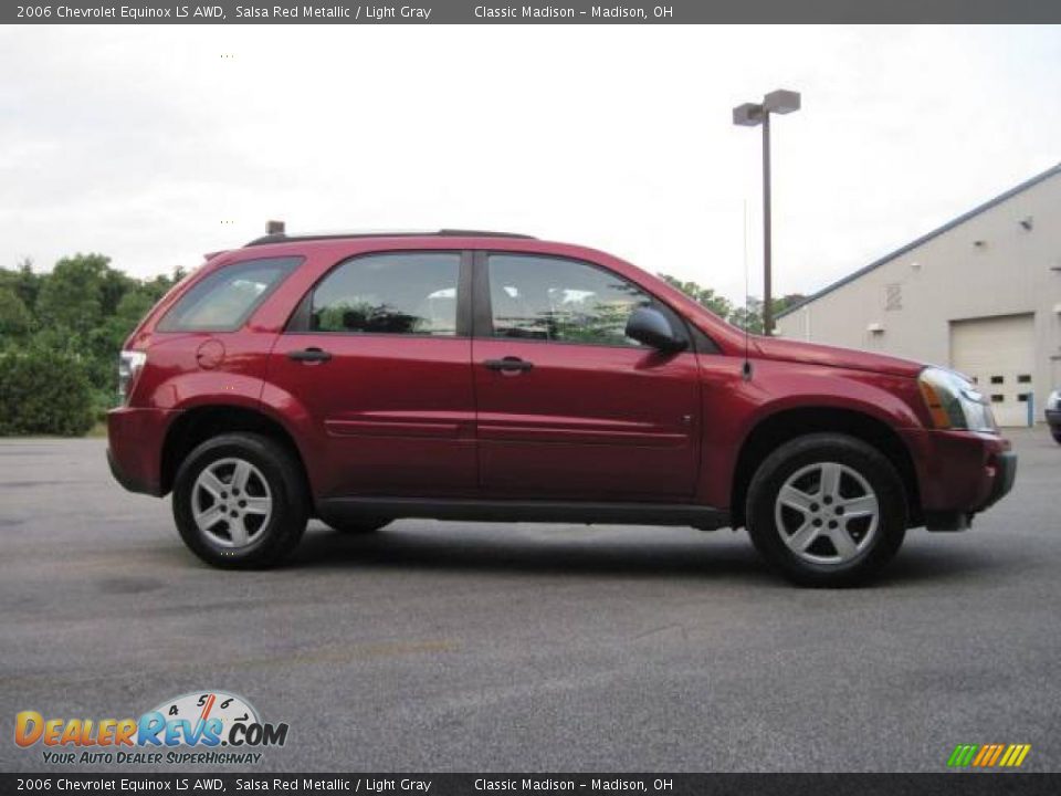 2006 Chevrolet Equinox LS AWD Salsa Red Metallic / Light Gray Photo #4