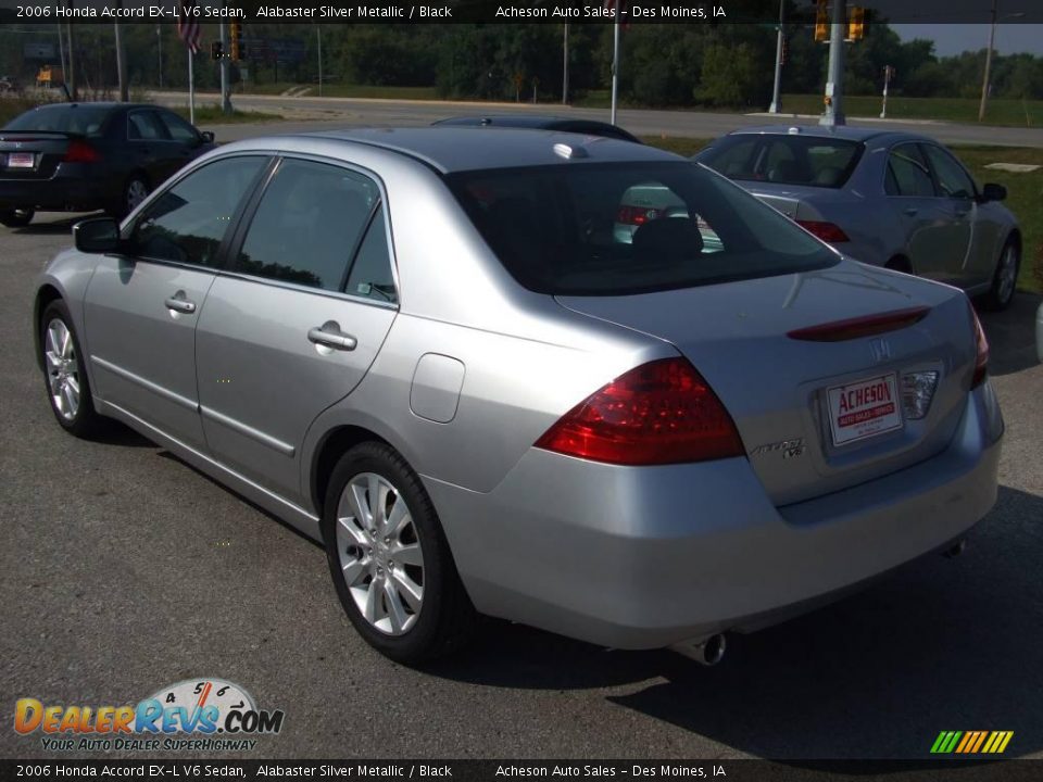 2006 Honda Accord EX-L V6 Sedan Alabaster Silver Metallic / Black Photo #3