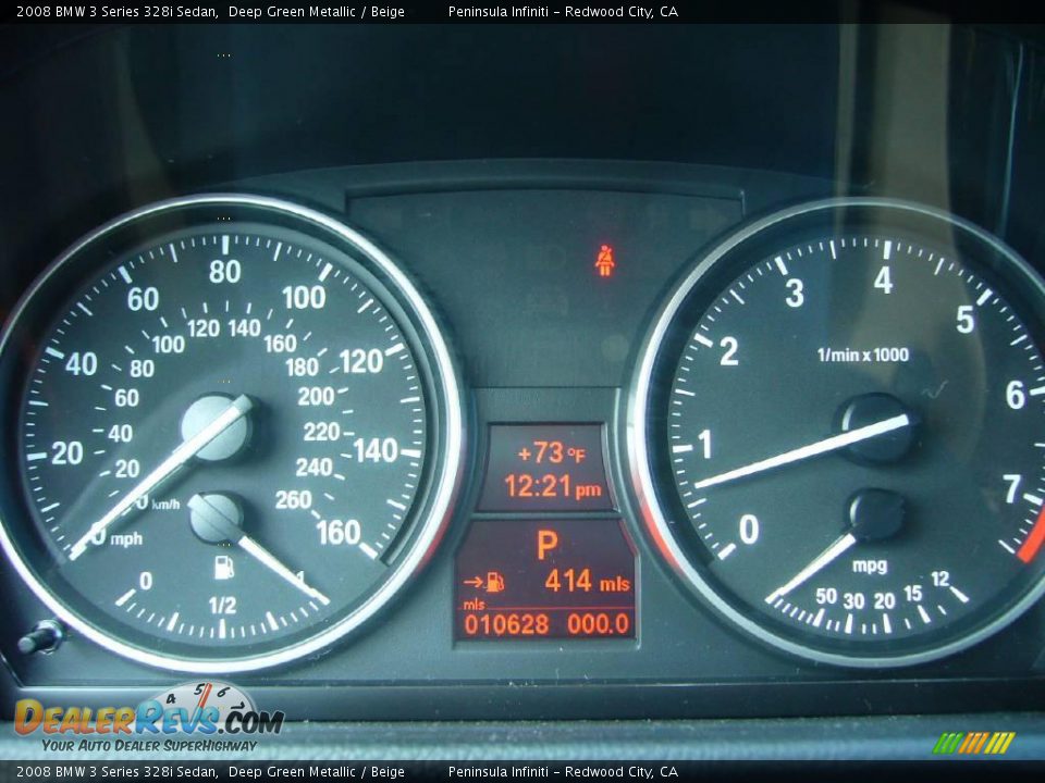 2008 BMW 3 Series 328i Sedan Deep Green Metallic / Beige Photo #18
