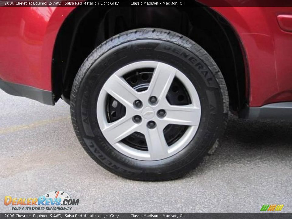 2006 Chevrolet Equinox LS AWD Salsa Red Metallic / Light Gray Photo #9