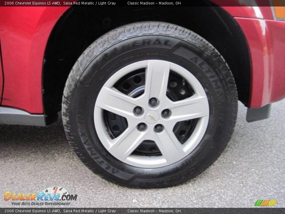 2006 Chevrolet Equinox LS AWD Salsa Red Metallic / Light Gray Photo #10