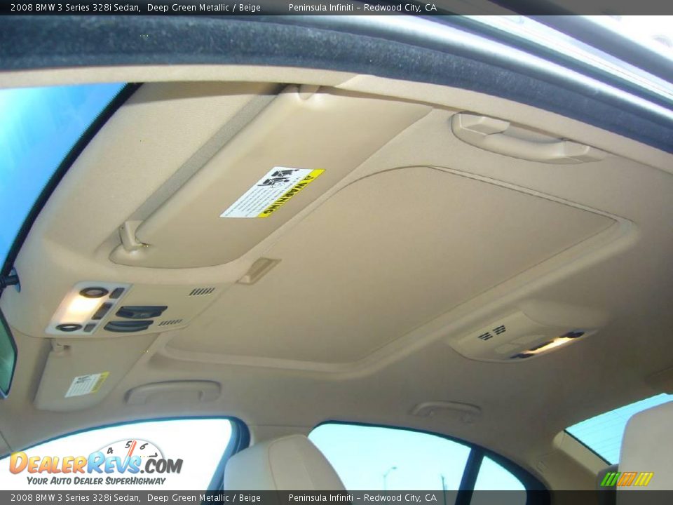 2008 BMW 3 Series 328i Sedan Deep Green Metallic / Beige Photo #20