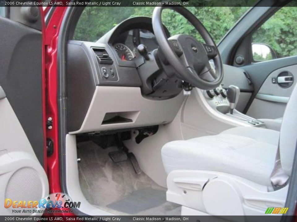 2006 Chevrolet Equinox LS AWD Salsa Red Metallic / Light Gray Photo #11