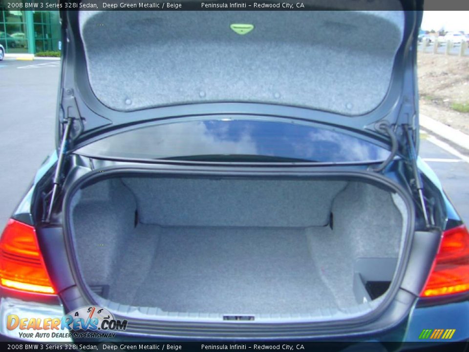 2008 BMW 3 Series 328i Sedan Deep Green Metallic / Beige Photo #22