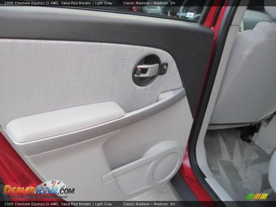 2006 Chevrolet Equinox LS AWD Salsa Red Metallic / Light Gray Photo #14