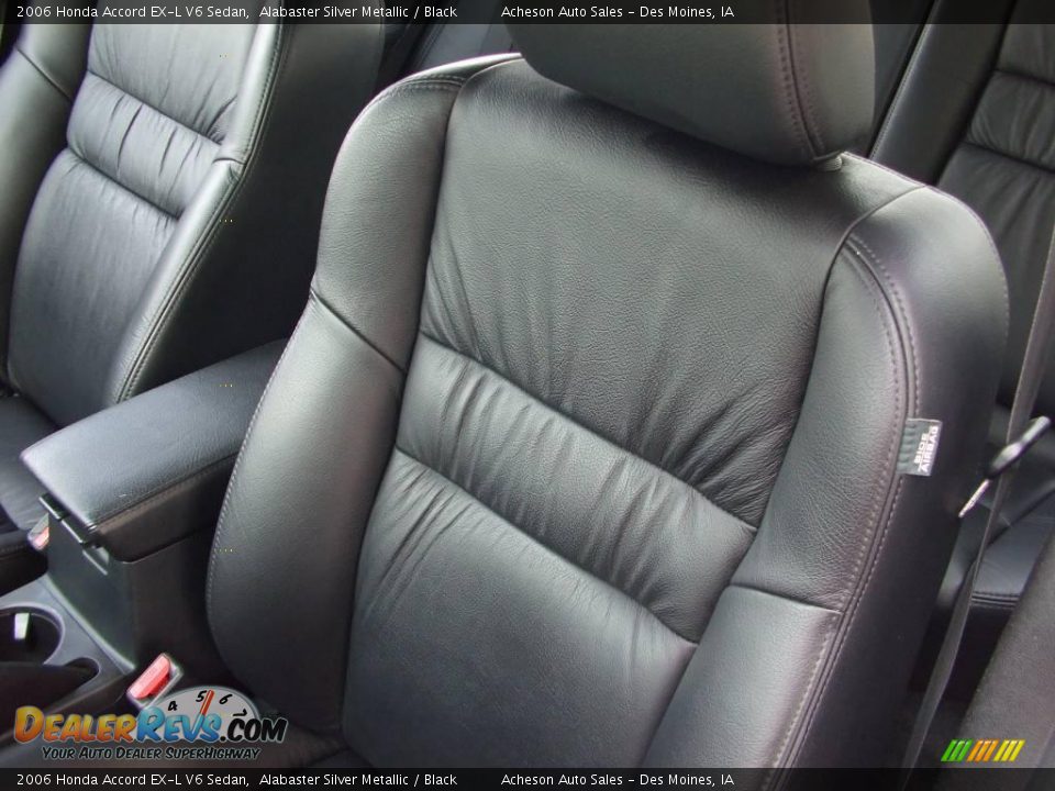 2006 Honda Accord EX-L V6 Sedan Alabaster Silver Metallic / Black Photo #13