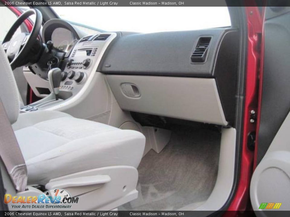 2006 Chevrolet Equinox LS AWD Salsa Red Metallic / Light Gray Photo #17