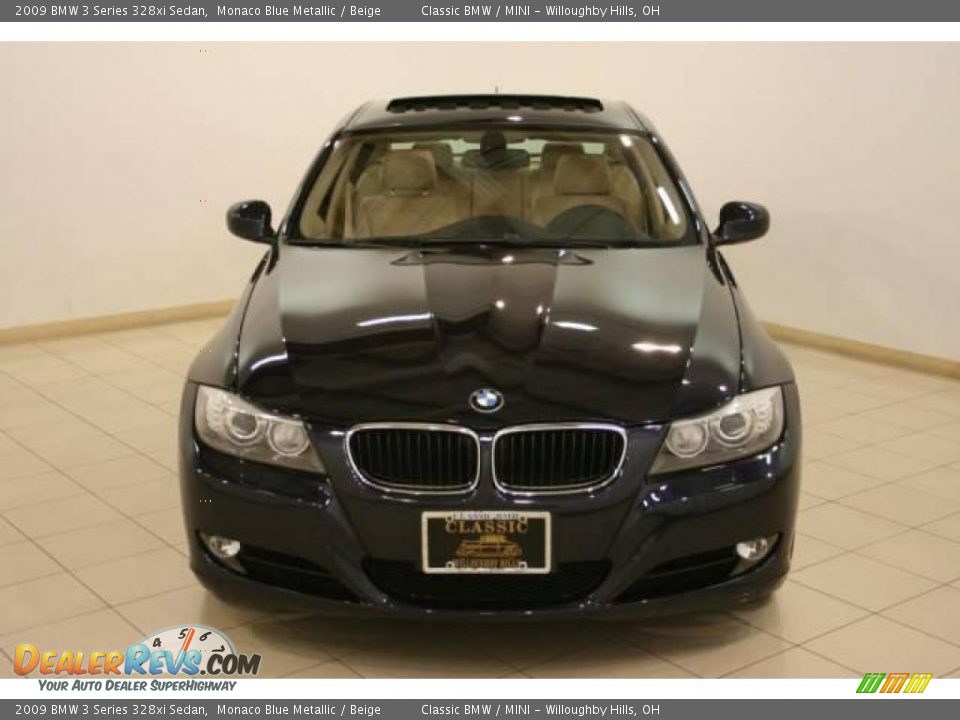 2009 BMW 3 Series 328xi Sedan Monaco Blue Metallic / Beige Photo #2