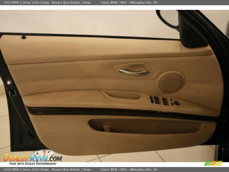 2009 BMW 3 Series 328xi Sedan Monaco Blue Metallic / Beige Photo #8