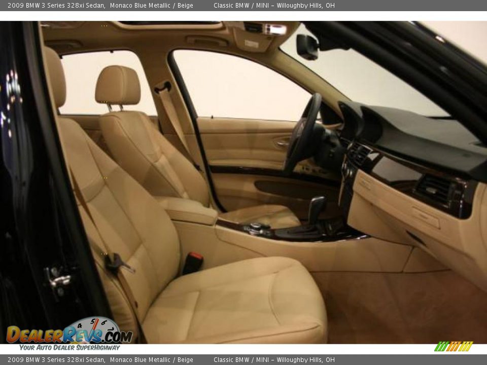 2009 BMW 3 Series 328xi Sedan Monaco Blue Metallic / Beige Photo #16