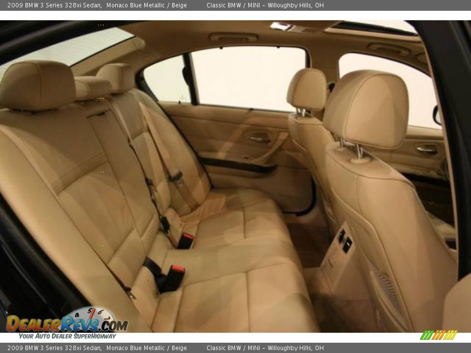 2009 BMW 3 Series 328xi Sedan Monaco Blue Metallic / Beige Photo #17