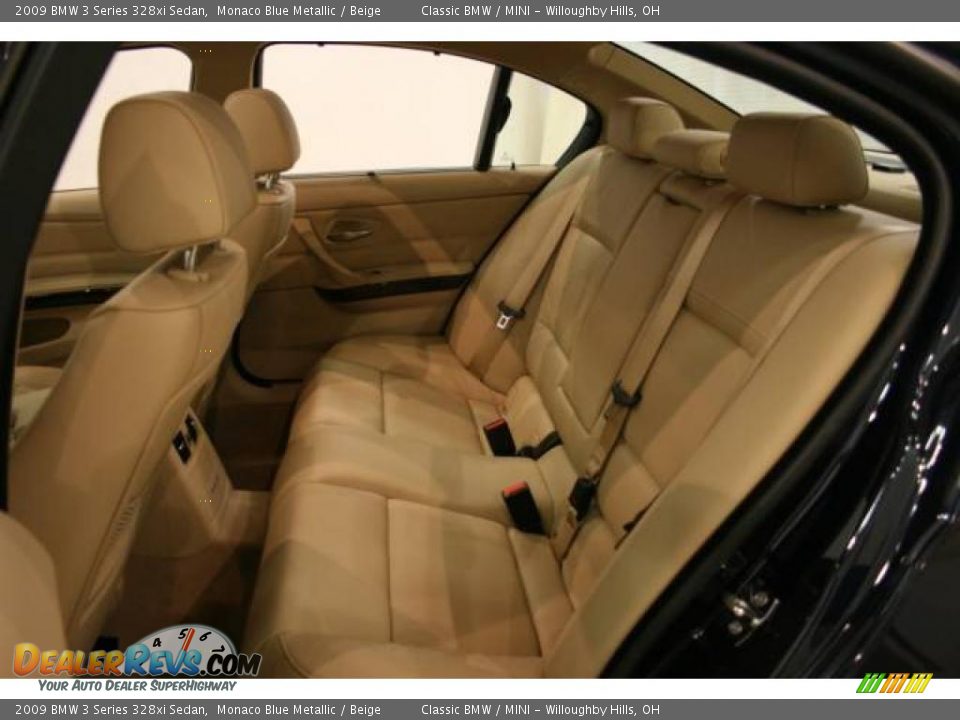 2009 BMW 3 Series 328xi Sedan Monaco Blue Metallic / Beige Photo #18