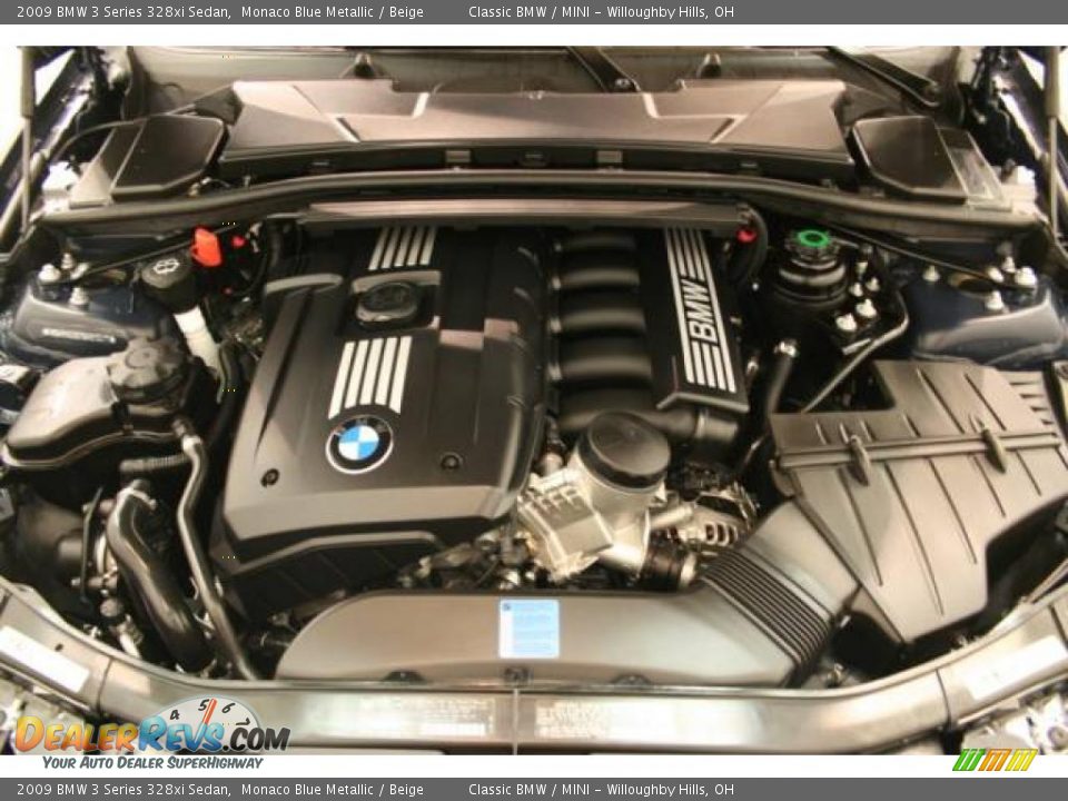 2009 BMW 3 Series 328xi Sedan Monaco Blue Metallic / Beige Photo #20
