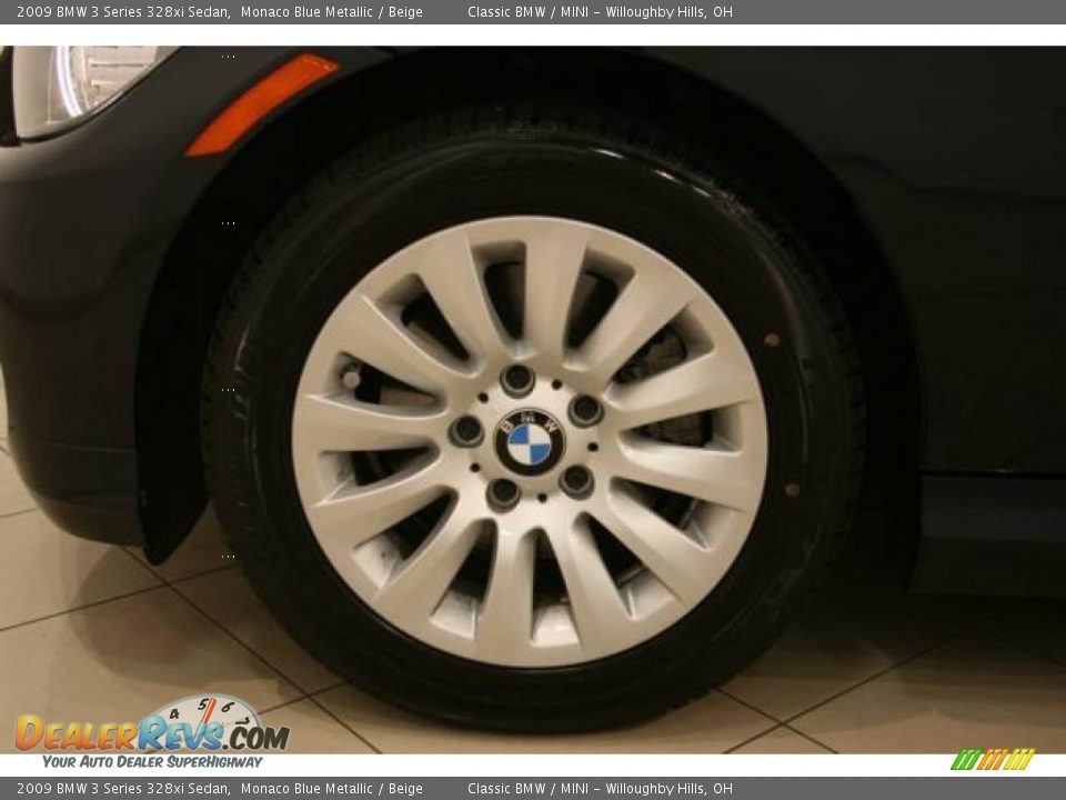 2009 BMW 3 Series 328xi Sedan Monaco Blue Metallic / Beige Photo #21