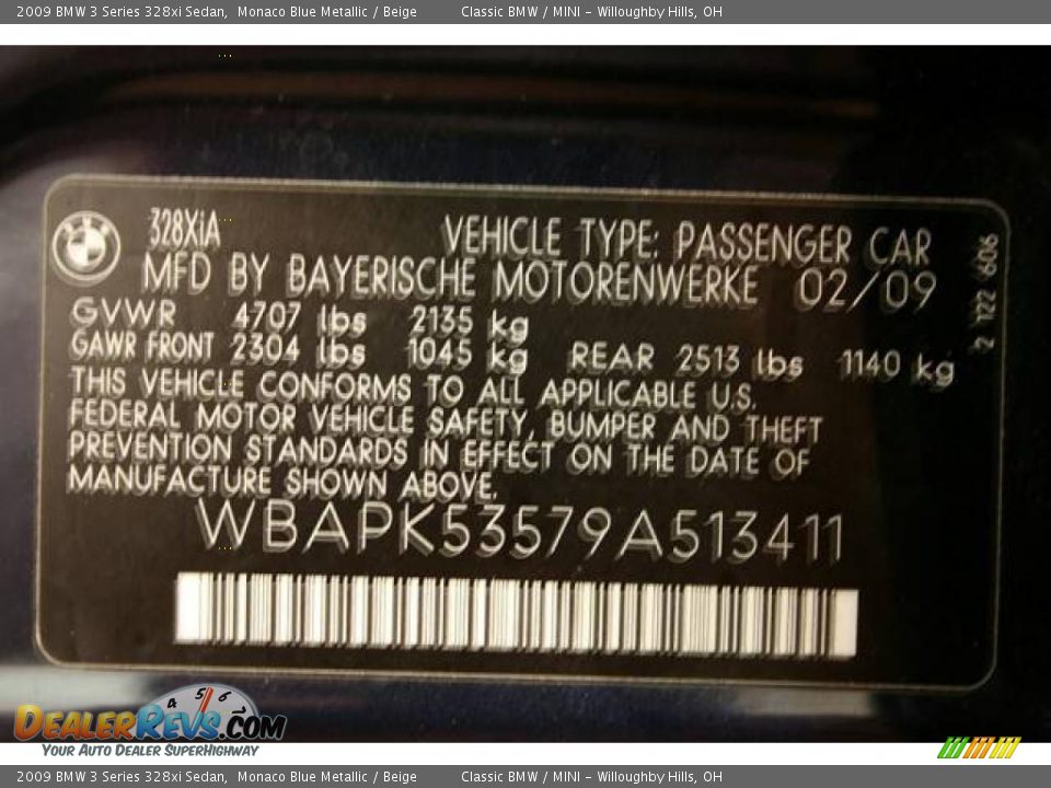 2009 BMW 3 Series 328xi Sedan Monaco Blue Metallic / Beige Photo #22