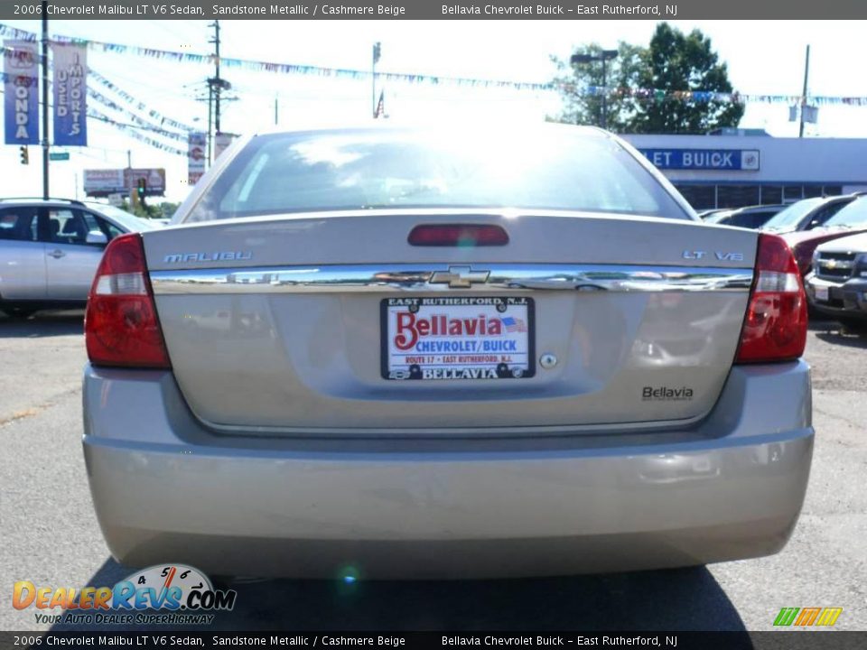 2006 Chevrolet Malibu LT V6 Sedan Sandstone Metallic / Cashmere Beige Photo #5