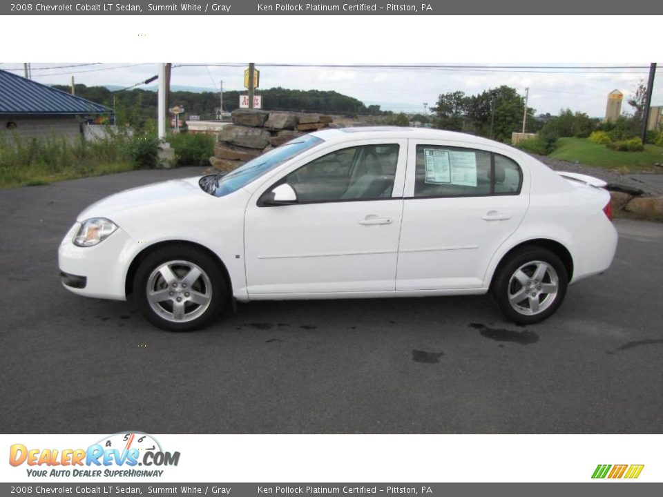 2008 Chevrolet Cobalt LT Sedan Summit White / Gray Photo #1