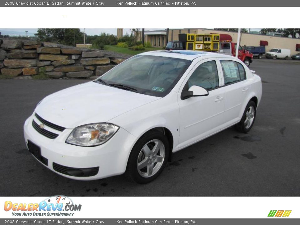 2008 Chevrolet Cobalt LT Sedan Summit White / Gray Photo #2