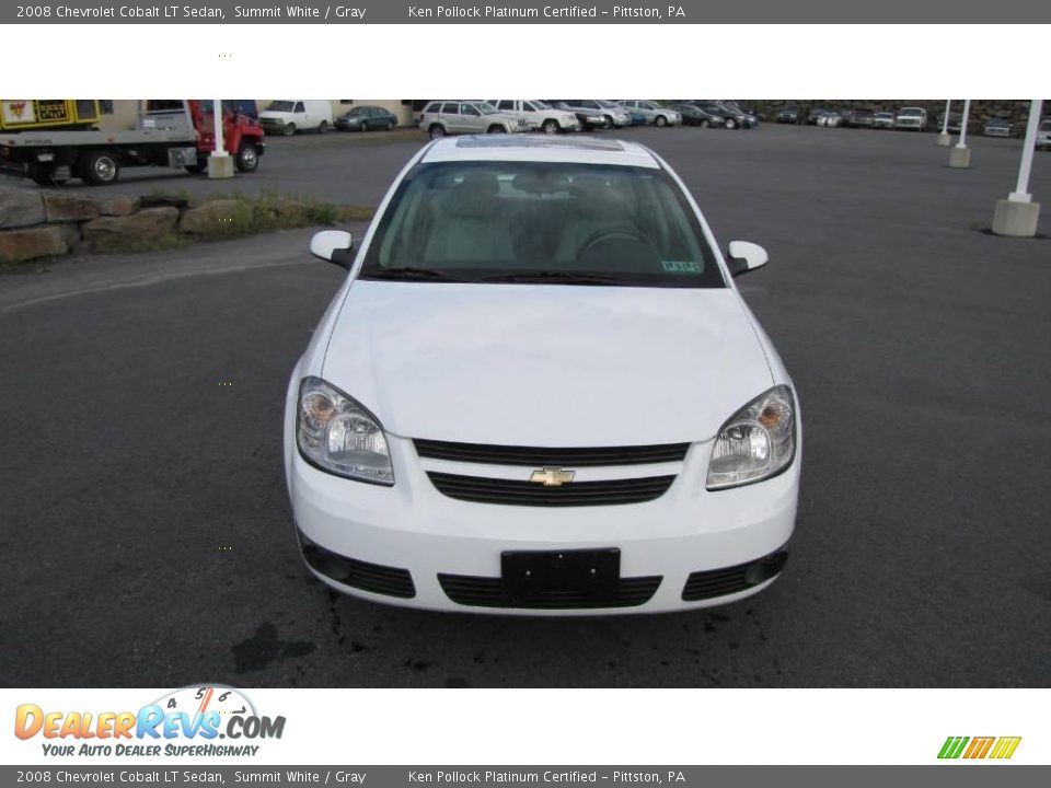 2008 Chevrolet Cobalt LT Sedan Summit White / Gray Photo #3