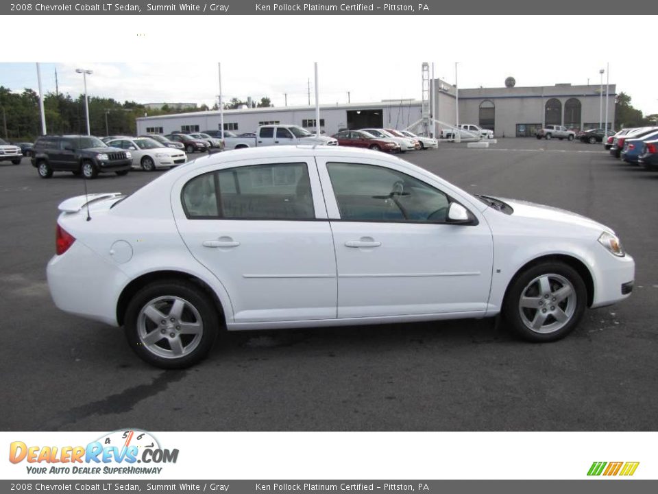 2008 Chevrolet Cobalt LT Sedan Summit White / Gray Photo #5