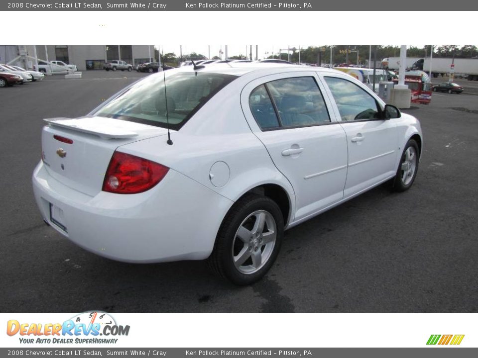 2008 Chevrolet Cobalt LT Sedan Summit White / Gray Photo #6
