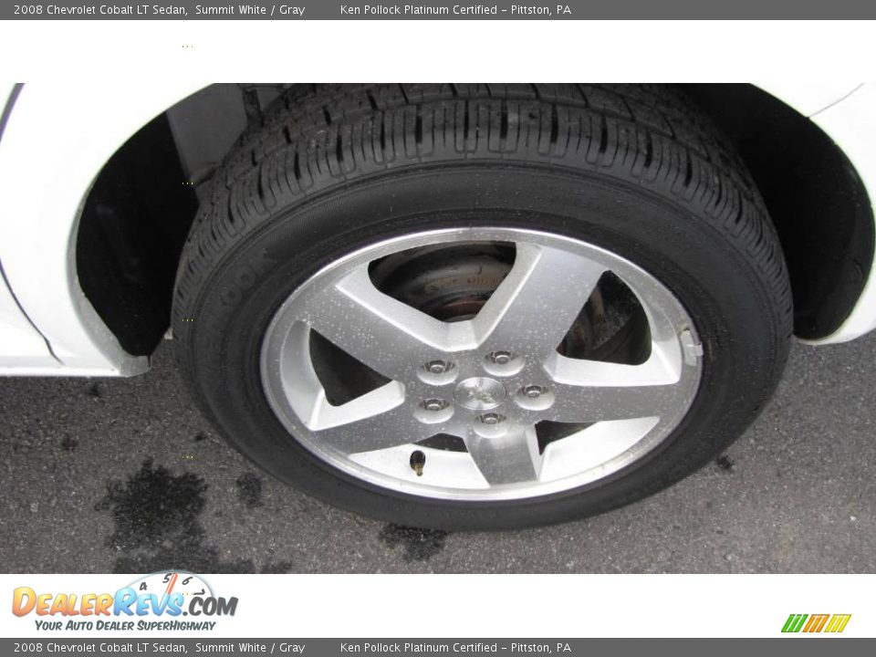 2008 Chevrolet Cobalt LT Sedan Summit White / Gray Photo #9