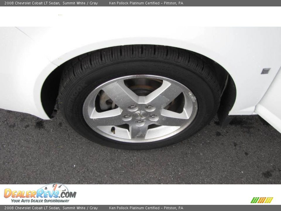 2008 Chevrolet Cobalt LT Sedan Summit White / Gray Photo #10
